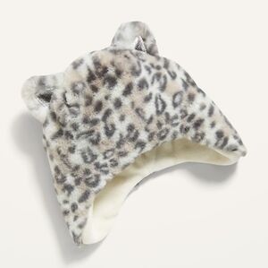 Girls Old Navy L/XL Faux Fur Kitten Hat
